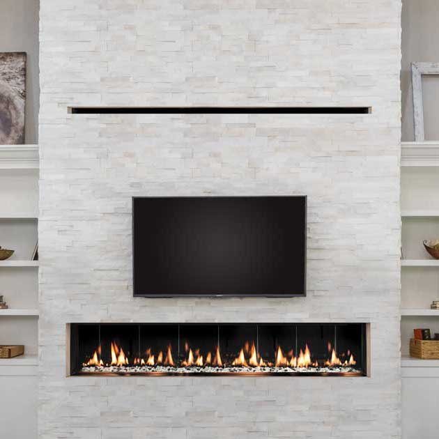 SÓlas Contemporary Fireplaces, Slim Gas Fireplace Direct Vent